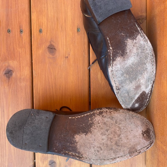 Black Florsheim Cap Toe Dress Shoes - Picture 6 of 6